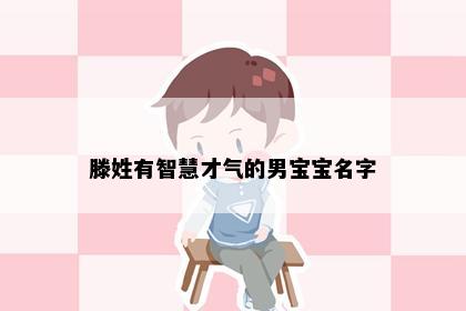 滕姓有智慧才气的男宝宝名字