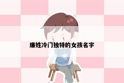 廉姓冷门独特的女孩名字