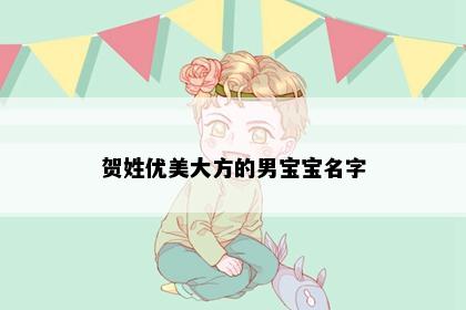 贺姓优美大方的男宝宝名字