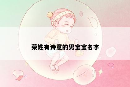 荣姓有诗意的男宝宝名字