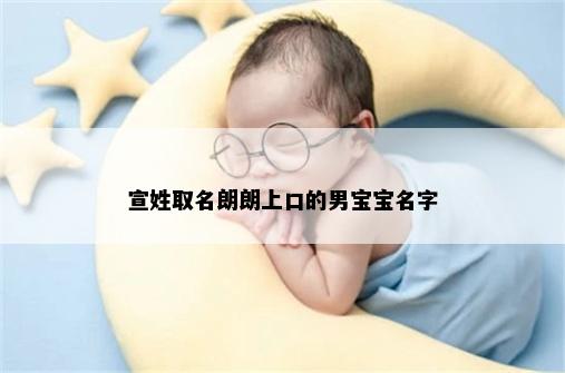 宣姓取名朗朗上口的男宝宝名字