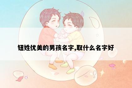 钮姓优美的男孩名字,取什么名字好