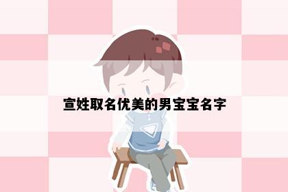 宣姓取名优美的男宝宝名字