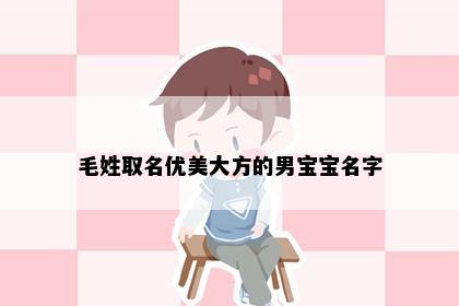 毛姓取名优美大方的男宝宝名字