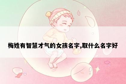 梅姓有智慧才气的女孩名字,取什么名字好