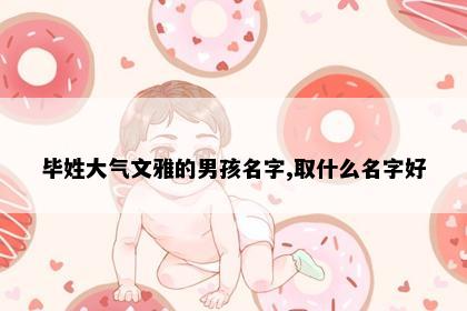 毕姓大气文雅的男孩名字,取什么名字好