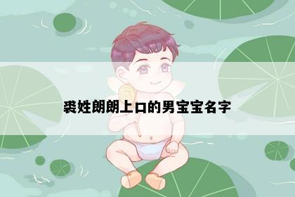 裘姓朗朗上口的男宝宝名字