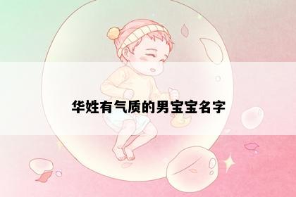 华姓有气质的男宝宝名字