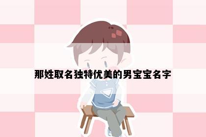 那姓取名独特优美的男宝宝名字